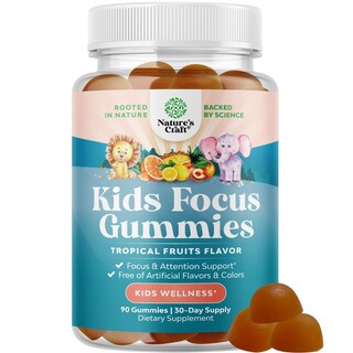Foto 1 | Foto 1 | Gomitas Supplement Natures Craft Kids Focus  90 Unidades - Venta Internacional.