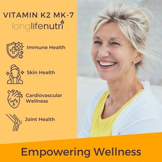 Foto 4 | Foto 4 | Suplemento Longlifenutri De Vitamina K2 Mk-7 100 Mcg 120 Cápsulas - Venta Internacional.