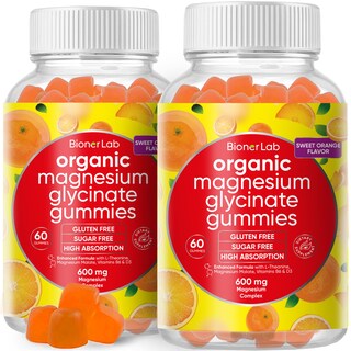Foto 1 | Foto 1 | Suplemento: Gomitas Masticables De Glicinato De Magnesio Bionerlab 600 Mg - Venta Internacional.