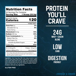 Foto 2 | Foto 2 | Galletas Y Crema Bajas En Carbohidratos Pesscience Select De Proteína En Polvo 55 Dosis - Venta Internacional.