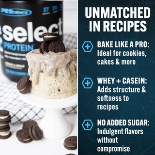 Foto 4 | Foto 4 | Galletas Y Crema Bajas En Carbohidratos Pesscience Select De Proteína En Polvo 55 Dosis - Venta Internacional.