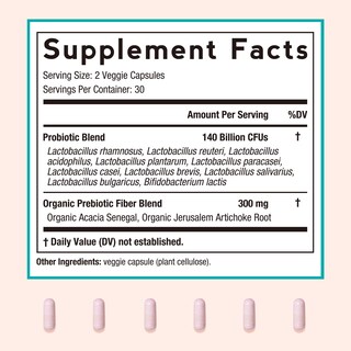 Foto 5 | Foto 5 | Probiotics Doctor's Recipes Women 140 Mil Millones De Cfu 60 Cápsulas - Venta Internacional.