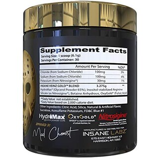 Foto 6 | Foto 6 | Paquete Previo Al Entrenamiento: Insane Labz Psychotic Gold Y Veinz Gold - Venta Internacional.