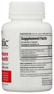 Foto 4 | Foto 4 | Suplemento De Extracto De Ajo Envejecido Kyolic Para La Presión Arterial 109 - Venta Internacional.