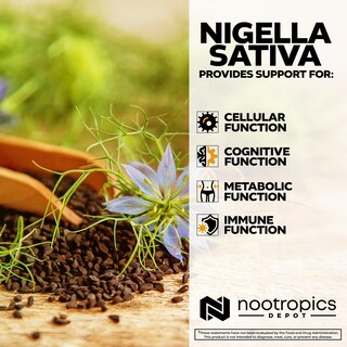 Foto 4 | Foto 4 | Cápsulas De Extracto De Nigella Sativa Nootropics Depot 200 Mg 120 - Venta Internacional.