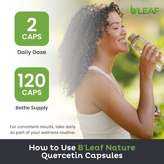 Foto 6 | Foto 6 | Suplemento B'leaf Nature Quercetina Phytosome 1000 Mg 120 Cápsulas - Venta Internacional.