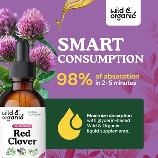 Foto 4 | Foto 4 | Suplemento De Extracto De Trébol Rojo Silvestre Y Orgánico De 600 Mg Para Mujeres - Venta Internacional.