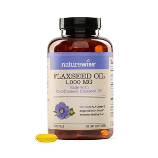 Foto 1 | Foto 1 | Suplemento De Aceite De Linaza Naturewise De 1000 Mg Con 580 Mg De Ala 120 Cápsulas Blandas - Venta Internacional.