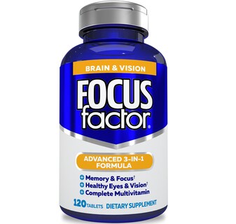 Foto 1 | Foto 1 | Suplemento Focus Factor Adults Brain & Vision 120 Comprimidos - Venta Internacional.