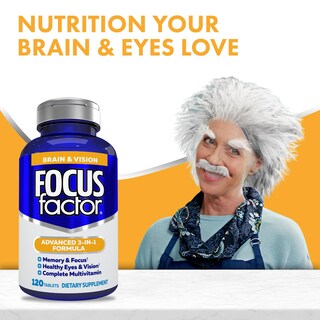 Foto 2 | Foto 2 | Suplemento Focus Factor Adults Brain & Vision 120 Comprimidos - Venta Internacional.