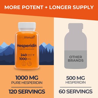 Foto 3 | Foto 3 | Suplemento Longlifenutri Hesperidin 1000 Mg 240 Cápsulas - Venta Internacional.