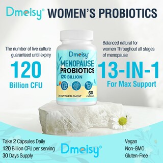 Foto 4 | Foto 4 | Suplementos Probióticos Dmeisy Menopause 120 Mil Millones De Cfu 60 Cápsulas - Venta Internacional.