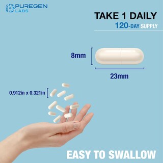 Foto 7 | Foto 7 | Suplemento P Puregen Labs Glicinato De Magnesio 500 Mg X 240 - Venta Internacional.