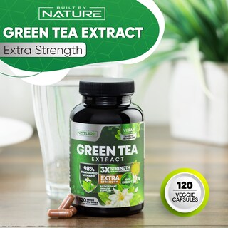 Foto 3 | Foto 3 | Suplemento De Extracto De Té Verde Creado Por La Naturaleza 1000 Mg 120 Cápsulas - Venta Internacional.