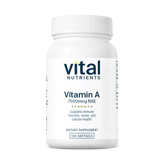 Foto 1 | Foto 1 | Suplemento De Vitamina A Vital Nutrients 7500 Mcg Rae 100 Cápsulas - Venta Internacional.
