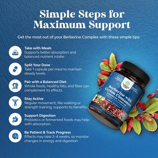 Foto 2 | Foto 2 | Suplemento Natures Craft Balancing Berberine 1200 Mg 90 Cápsulas - Venta Internacional.