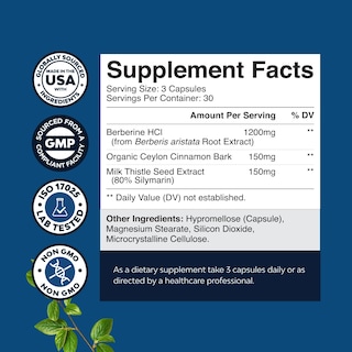 Foto 3 | Foto 3 | Suplemento Natures Craft Balancing Berberine 1200 Mg 90 Cápsulas - Venta Internacional.