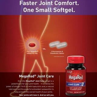 Foto 7 | Foto 7 | Suplemento Megared Con Aceite De Krill Omega-3 Para El Cuidado De Las Articulaciones 60 Cápsulas Blandas - Venta Internacional.