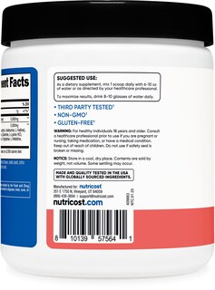 Foto 4 | Foto 4 | Suplemento Nutricost Creatina + Aminos 30 Porciones De Sandía - Venta Internacional.