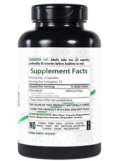 Foto 3 | Foto 3 | Cápsulas De Clorofila Supplement Healthfare 600 Mg 150 Cápsulas - Venta Internacional.