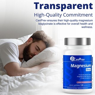 Foto 4 | Foto 4 | Suplemento Canprev Con Bisglicinato De Magnesio Quelado Más Gaba Y Melatonina 120 Cápsulas Vegetales - Venta Internacional.
