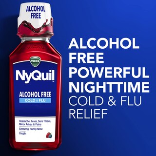 Foto 3 | Foto 3 | Medicine Vicks Nyquil Para Aliviar La Tos El Resfriado Y La Gripe Sin Alcohol 355 Ml - Venta Internacional.