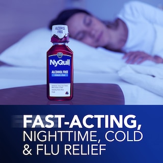 Foto 5 | Foto 5 | Medicine Vicks Nyquil Para Aliviar La Tos El Resfriado Y La Gripe Sin Alcohol 355 Ml - Venta Internacional.