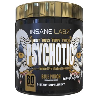 Foto 1 | Foto 1 | Polvo Para Antes Del Entrenamiento Insane Labz Psychotic Gold 60 Porciones - Venta Internacional.