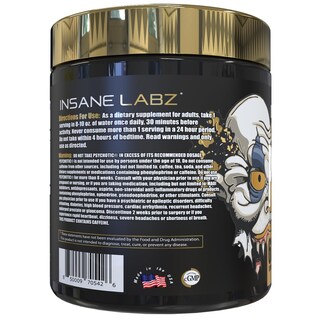 Foto 3 | Foto 3 | Polvo Para Antes Del Entrenamiento Insane Labz Psychotic Gold 60 Porciones - Venta Internacional.