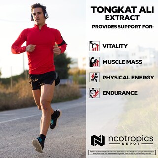 Foto 4 | Foto 4 | Suplemento Nootropics Depot Tongkat Ali Extract 200 Mg 120 Cápsulas - Venta Internacional.