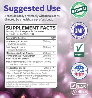 Foto 4 | Foto 4 | Superantioxidantes Harmony De Supplement Healths 180 Cápsulas - Venta Internacional.