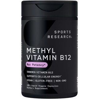 Foto 1 | Foto 1 | Cápsulas Líquidas Supplement Sports Research Con Vitamina B12 De 5000 Mcg - Venta Internacional.