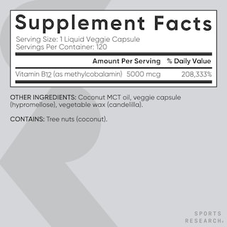 Foto 5 | Foto 5 | Cápsulas Líquidas Supplement Sports Research Con Vitamina B12 De 5000 Mcg - Venta Internacional.