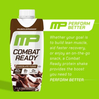 Foto 3 | Foto 3 | Batido Proteico Musclepharm Combat Ready 40 G De Proteína 17 Oz X12 - Venta Internacional.