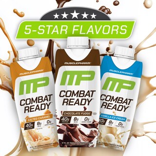 Foto 6 | Foto 6 | Batido Proteico Musclepharm Combat Ready 40 G De Proteína 17 Oz X12 - Venta Internacional.