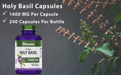 Foto 6 | Foto 6 | Suplemento De Vitaminas Y Albahaca Sagrada 1600 Mg 240 Cápsulas - Venta Internacional.