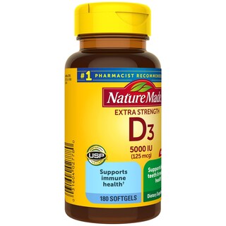 Foto 7 | Foto 7 | Suplemento Nature Made De Vitamina D3 5000 Ui 180 Cápsulas Blandas - Venta Internacional.