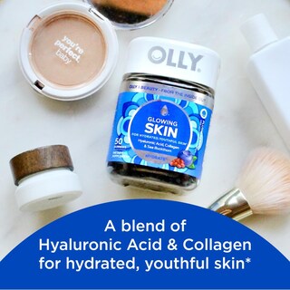 Foto 2 | Foto 2 | Suplemento Olly Glowing Skin Gummy Suministro De 25 Días (50 Unidades) - Venta Internacional.
