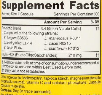 Foto 4 | Foto 4 | Suplemento Jarrow Formulas Jarro-dophilus + Fos 300 Capsulas - Venta Internacional