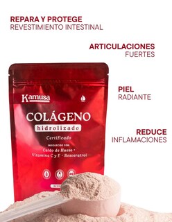 Foto 3 | Foto 3 | Colágeno Hidrolizado Kamusa Sabor Berries