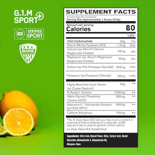 Foto 2 | Foto 2 | Resistencia Antes Del Entrenamiento Bare Performance Nutrition G.1.m Sport+ - Venta Internacional.