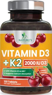 Foto 1 | Foto 1 | Suplemento De Vitamina D3 K2 De Nature's Nutrition 2000 Ui/75 Mcg - Venta Internacional.