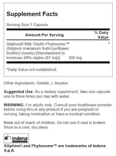 Foto 2 | Foto 2 | Suplemento Swanson Siliphos Milk Thistle Phytosome 300 Mg - Venta Internacional.
