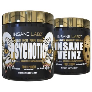 Foto 1 | Foto 1 | Paquete Previo Al Entrenamiento: Insane Labz Psychotic Gold Y Veinz Gold - Venta Internacional.