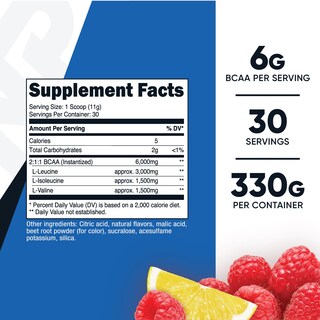 Foto 2 | Foto 2 | Nutricost Bcaa En Polvo 2:1:1 (limonada De Frambuesa 30 Porciones) - Venta Internacional.