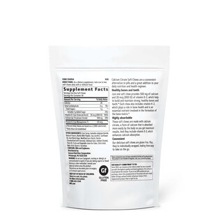 Foto 2 | Foto 2 | Masticables Blandos Con Citrato De Calcio Gnc 500 Mg Con Vitamina D-3 Y K-2 - Venta Internacional.