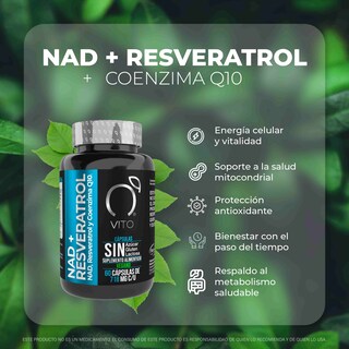 Foto 4 | Foto 4 | Nad+ Resveratrol + Q10 Vito