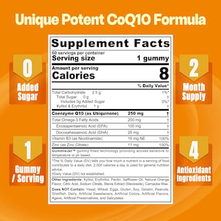 Foto 2 | Foto 2 | Suplemento Neviss Coq10 Gummiejel 250 Mg Con Omega-3 Durante 4 Meses - Venta Internacional.