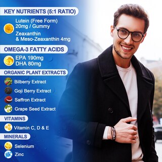 Foto 3 | Foto 3 | Suplementos Para La Salud Ocular Lilicare Luteína 20 Mg Zeaxantina 40 Mg - Venta Internacional.