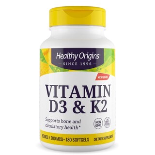 Foto 1 | Foto 1 | Suplementos De Vitamina D3 De 50 Mcg De Healthy Origins Y 200 Mcg De Vitamina K2 - Venta Internacional.